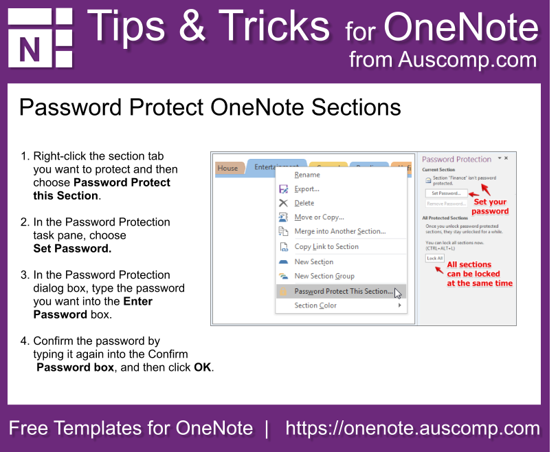 onenote organization tips