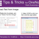 Tips and Tricks for OneNote users: Extract text from pictures with MS OneNote.