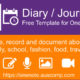 Did you know that MS OneNote makes a perfect diary / journal? Here’s a free Template to get you started. Please share.