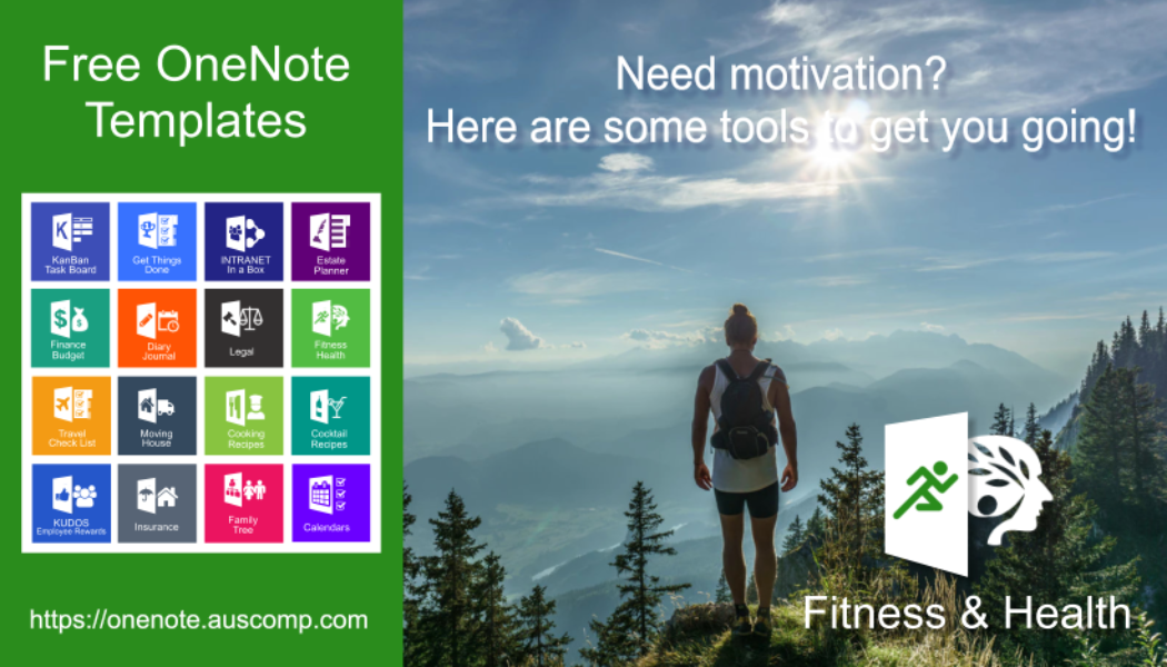 To help get your fitness underway use this free OneNote Template! Please RT.