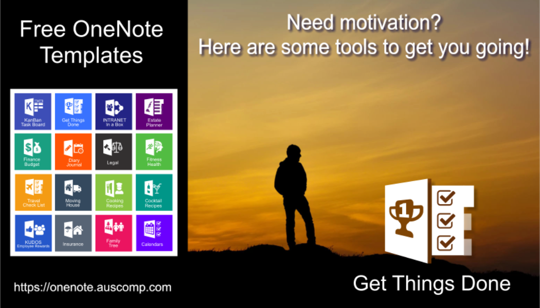 Download the “Get Things Done” template for OneNote.