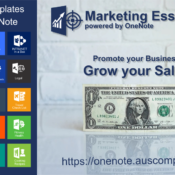 Marketing Essentials powered by OneNote. Promote your Business & Grow your Sales. Please RT.