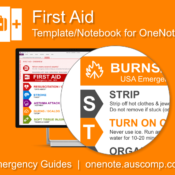 First Aid – Guide Cards for OneNote. When every second counts!