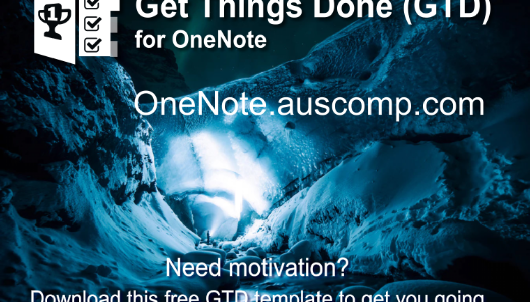 Download the free “Get Things Done” template for OneNote. Please RT. https://onenote.auscomp.com  #free #template #onenote #GTD #goalsetting #achivementunlocked