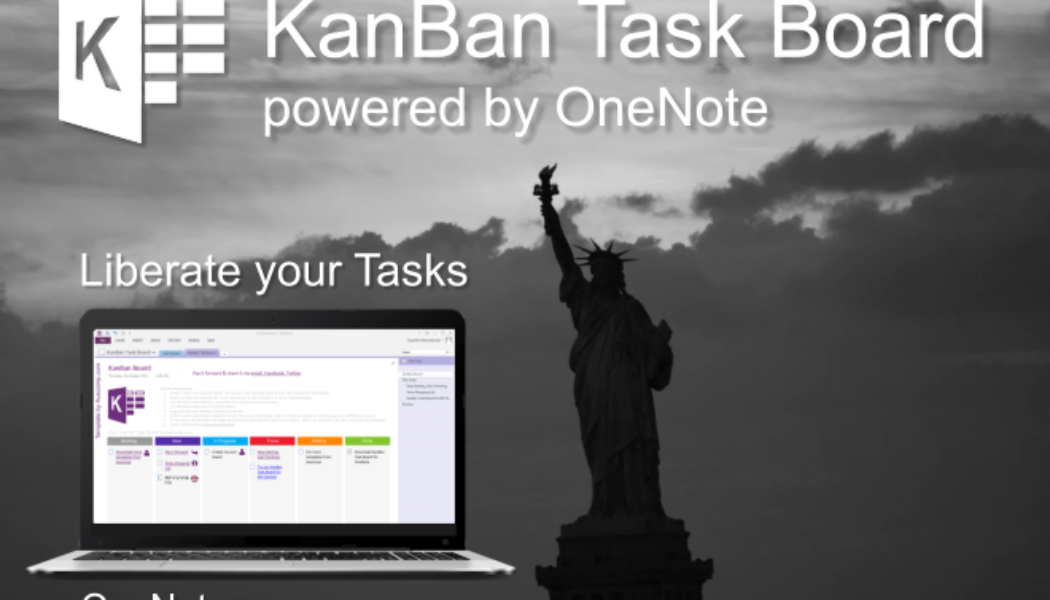 Liberate your Tasks and Get Things Done with these KanBan Board and GTD Templates for MS OneNote