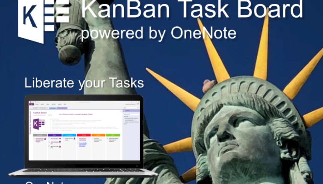 Liberate your Tasks and Get Things Done with these KanBan Board and GTD Templates for MS OneNote.