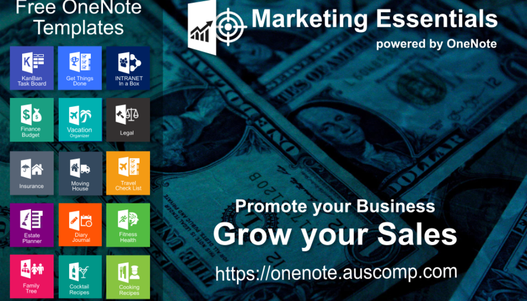 Marketing Essentials powered by OneNote. Promote your Business & Grow your Sales.