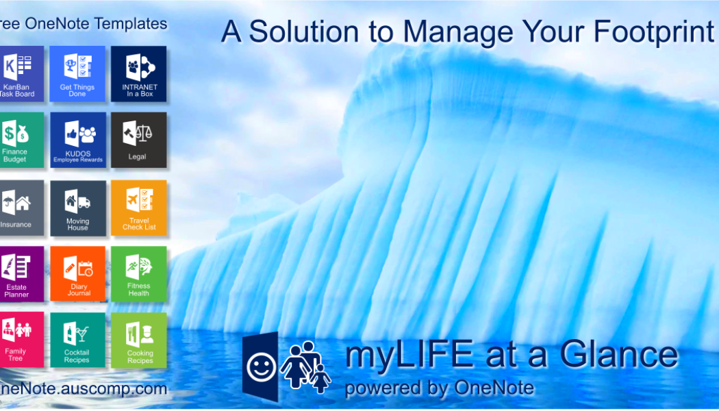 Have you thought about what happens to your life’s footprint? Manage it with myLIFE for MS OneNote.