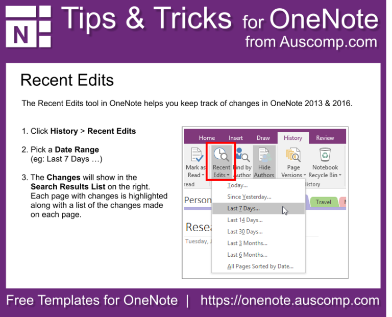 OneNote Tips and Tricks