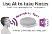 Use AI to take notes in OneNote