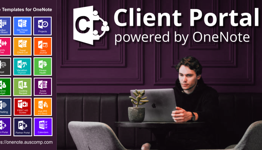 OneNote is perfect for Client Portals. Use this template to get started. Please Share.