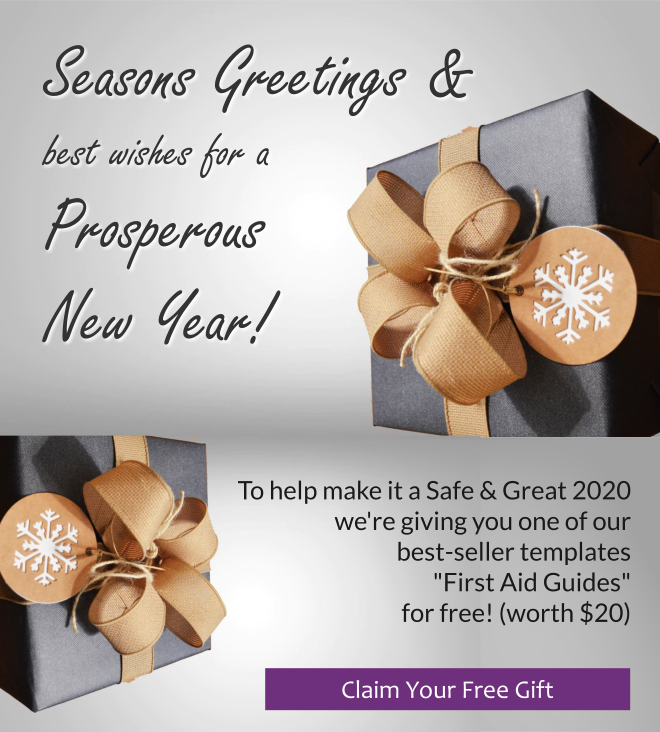 OneNote Templates - Seasons Greetings to Customers