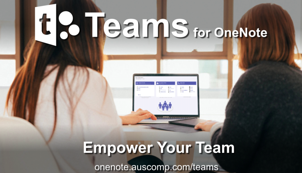 Boost your teams collaboration with Teams for OneNote. Please share.