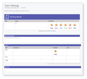 Teams for OneNote - Templates for Microsoft 365