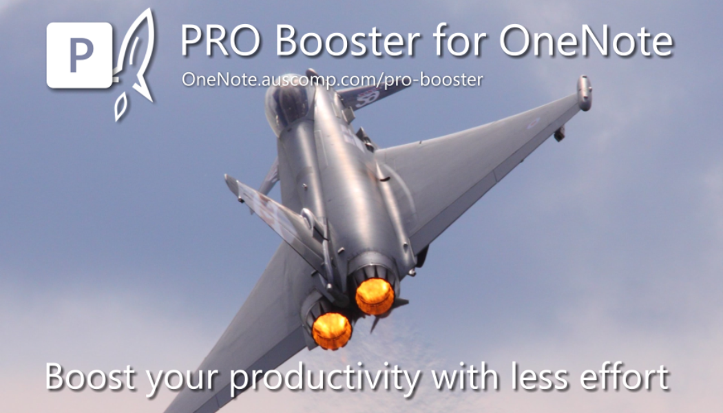 PRO Booster for OneNote – Boost productivity with less effort