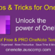 28 Tips and Tricks for OneNote users. All designed to help you get the most out of OneNote and become a pro user.