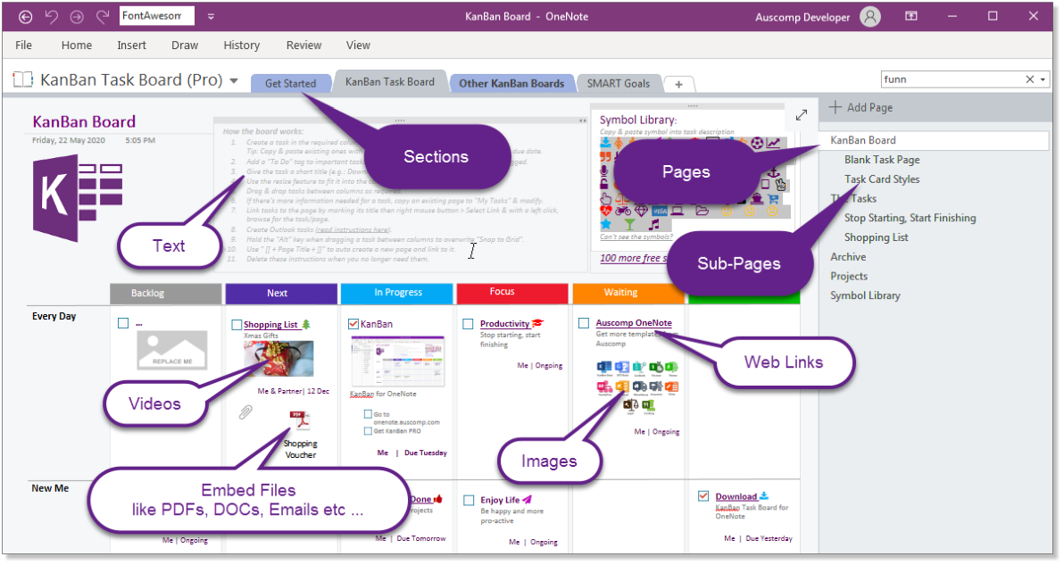 onenote-notebook-organized-into-sections-and-pages-productivity