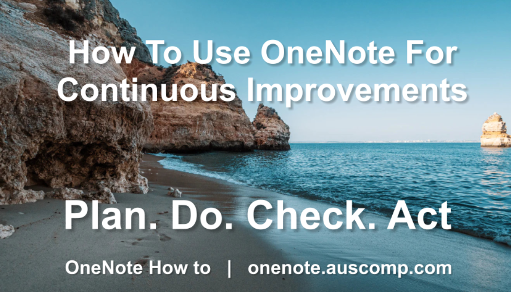 Use OneNote to do a performance review!