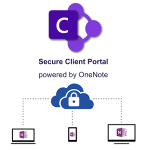 Client Portal powered by OneNote