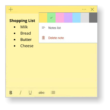 Polar Optøjer Stue How to use Microsoft Sticky Notes across all your devices