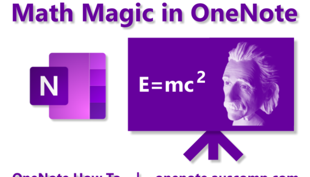 Math Magic in OneNote