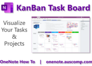 Easily visualize your tasks, to-do’s and projects with a OneNote Kanban Board