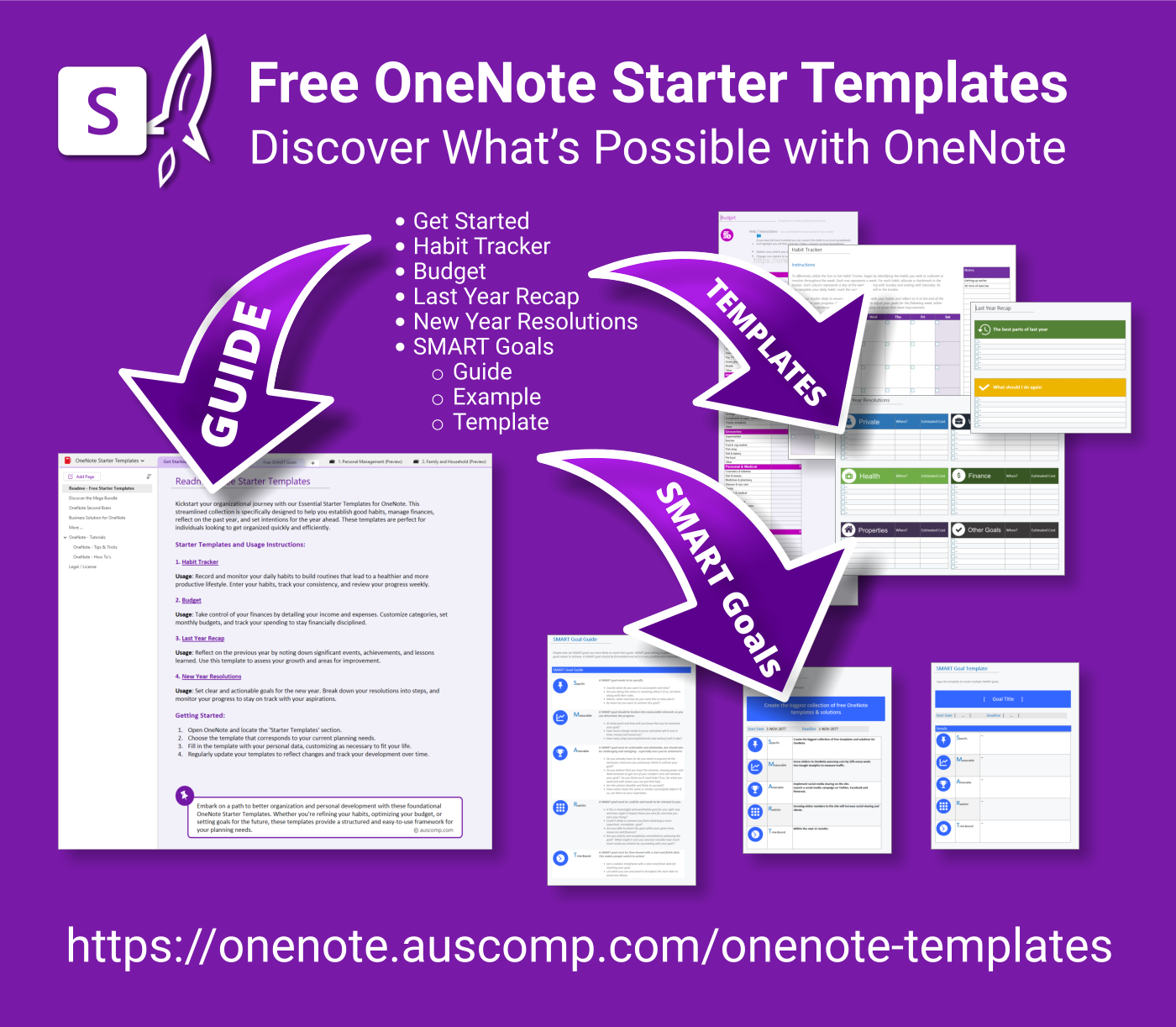 Free OneNote Starter Templates V2