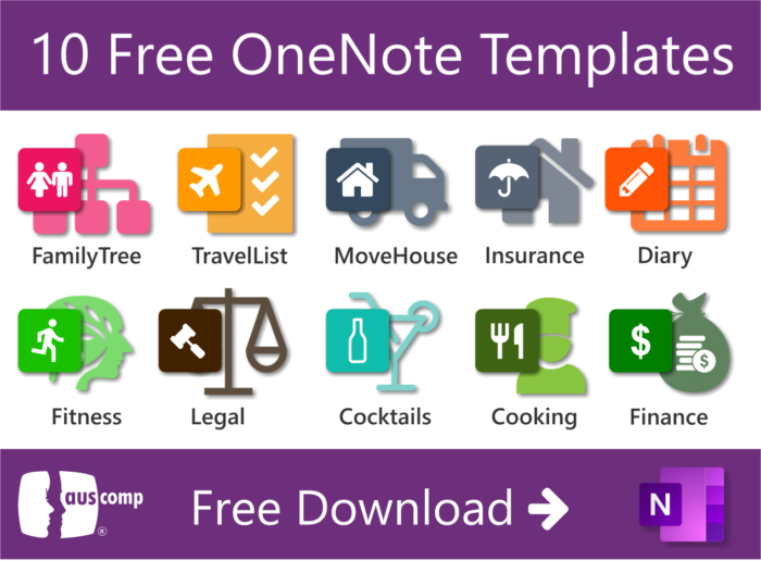 Free OneNote Templates Download